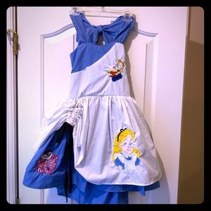 Custom Alice in Wonderland Peekaboo Dress size 7